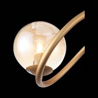 SL1502.203.08 Светильник подвесной ST-Luce Золотистый/Янтарный G9 8*5W LEGATEZZA-foto10