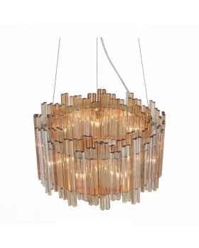 SL400.103.09 Люстра подвесная ST-Luce Хром/Янтарный G9 9*5W VERSITA-foto11