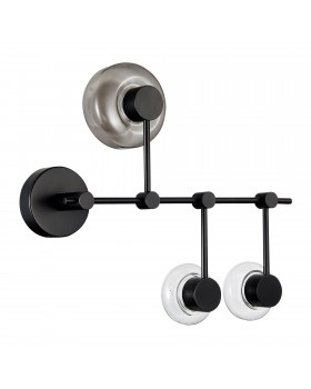 SL6005.401.03 Светильник настенно-потолочный ST-Luce Черный/Дымчатый, Прозрачный LED 3*3W 3000K Vallo-foto2