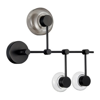 SL6005.401.03 Светильник настенно-потолочный ST-Luce Черный/Дымчатый, Прозрачный LED 3*3W 3000K Vallo-foto2