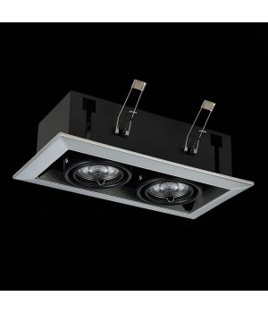 ST250.148.02 Св-к встр. Черный GU10 2*50W L245xW126xH70 220V Без ламп HEMI-foto5