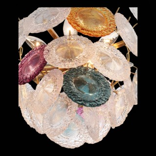 SL420.203.11 Люстра подвесная ST-Luce Золотистый/Разноцветный E14 11*40W CONELI-foto7