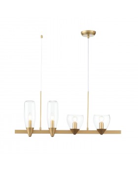 SL1119.203.04 Светильник подвесной ST-Luce Золотистый/Прозрачный E14 4*40W TENERESA-foto3