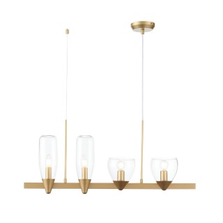 SL1119.203.04 Светильник подвесной ST-Luce Золотистый/Прозрачный E14 4*40W TENERESA-foto3