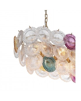 SL420.203.14 Люстра подвесная ST-Luce Золотистый/Разноцветный E14 14*40W CONELI-foto2