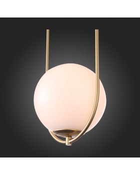 SL1118.203.01 Светильник подвесной ST-Luce Золотистый/Белый E27 1*40W PENOLO-foto9