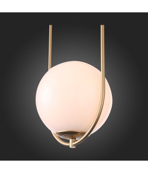 SL1118.203.01 Светильник подвесной ST-Luce Золотистый/Белый E27 1*40W PENOLO-foto9