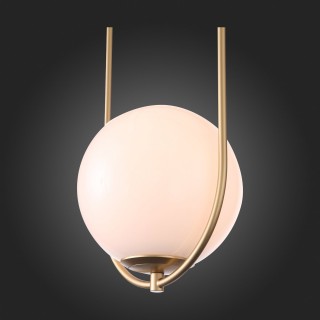 SL1118.203.01 Светильник подвесной ST-Luce Золотистый/Белый E27 1*40W PENOLO-foto9