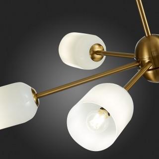 SL1180.202.06 Люстра потолочная ST-Luce Золотистый/Белый E14 6*40W TREVISO-foto12