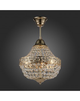 SL669.203.03 Люстра подвесная ST-Luce Французское золото/Прозрачный E14 3*40W ANTICATO-foto3