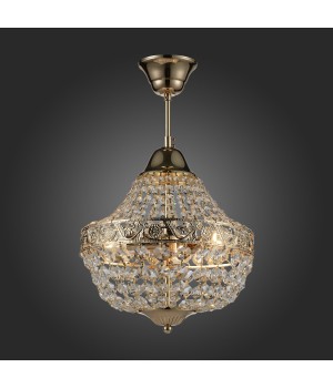 SL669.203.03 Люстра подвесная ST-Luce Французское золото/Прозрачный E14 3*40W ANTICATO-foto3