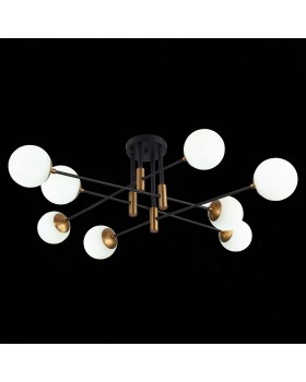 SL1203.402.08 Люстра потолочная ST-Luce Бронза,Черный/Белый E27 8*40W LIMANO-foto9