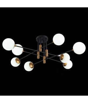 SL1203.402.08 Люстра потолочная ST-Luce Бронза,Черный/Белый E27 8*40W LIMANO-foto9