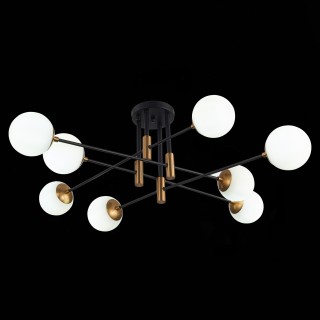 SL1203.402.08 Люстра потолочная ST-Luce Бронза,Черный/Белый E27 8*40W LIMANO-foto9