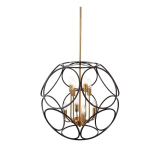 SL1012.423.08 Светильник подвесной ST-Luce Золотистый/Черный E14 8*40W CEZINO-foto12