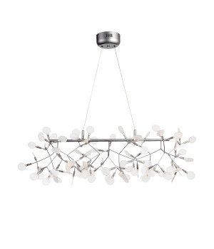 SL379.103.81 Люстра подвесная ST-Luce Серебристый/Белый LED 81*0,5W 3500K RAFINA-foto2