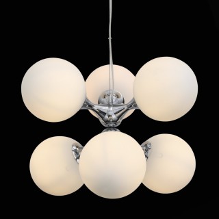 SL549.103.06 Люстра подвесная ST-Luce Хром/Белый E27 6*60W ARTE-foto3