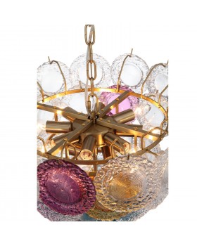 SL420.203.11 Люстра подвесная ST-Luce Золотистый/Разноцветный E14 11*40W CONELI-foto10