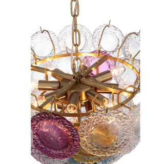 SL420.203.11 Люстра подвесная ST-Luce Золотистый/Разноцветный E14 11*40W CONELI-foto10