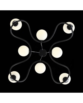 SL1502.403.08 Светильник подвесной ST-Luce Черный/Белый G9 8*5W LEGATEZZA-foto8