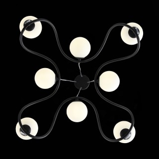 SL1502.403.08 Светильник подвесной ST-Luce Черный/Белый G9 8*5W LEGATEZZA-foto8