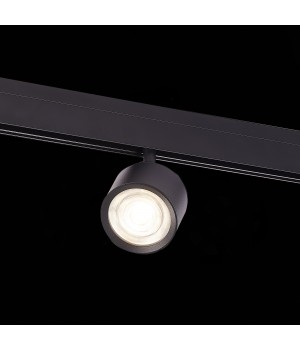 ST353.436.06 Магнитный трековый светильник Черный LED 1*6W 3000K 560Lm Ra>80 36° IP20 L120xW81xH138 48V VEDO-foto4
