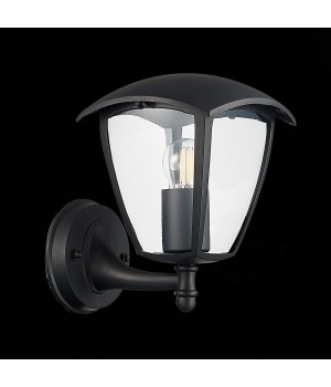 SL081.401.01 Светильник уличный настенный ST-Luce Черный/Черный, Прозрачный E27 1*40W SIVINO-foto5