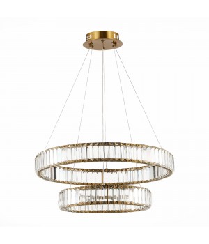 SL1622.303.02 Люстра подвесная ST-Luce Латунь/Прозрачный LED 1*70W 4000K TIVOLI-foto2