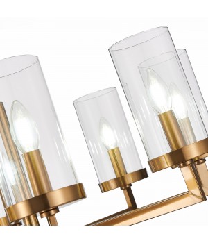 SL1171.303.08 Люстра подвесная ST-Luce Латунь/Прозрачный E14 8*40W MASINE-foto11