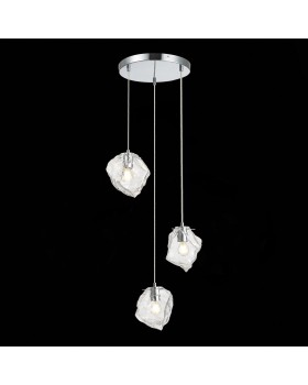 SL1175.103.03 Светильник подвесной ST-Luce хром/прозрачный E14 3*40W Portici-foto4