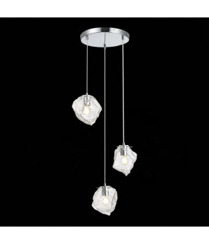 SL1175.103.03 Светильник подвесной ST-Luce хром/прозрачный E14 3*40W Portici-foto4