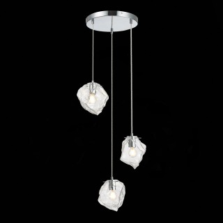 SL1175.103.03 Светильник подвесной ST-Luce хром/прозрачный E14 3*40W Portici-foto4