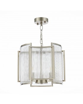 SL1234.103.03 Люстра подвесная ST-Luce Никель/Прозрачный, Никель E14 3*60W Cosenza-foto2