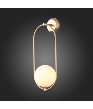 SL1118.201.01 Светильник настенный ST-Luce Золотистый/Белый E14 1*40W PENOLO-foto7