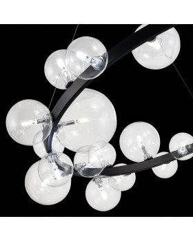 SL1165.403.24 Светильник подвесной ST-Luce Черный/Прозрачный G4 24*5W NECTON-foto6