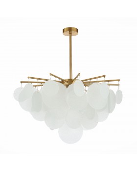 SL1231.302.06 Люстра потолочная ST-Luce Латунь/Белый E14 6*60W Vittoria-foto2