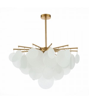 SL1231.302.06 Люстра потолочная ST-Luce Латунь/Белый E14 6*60W Vittoria-foto2