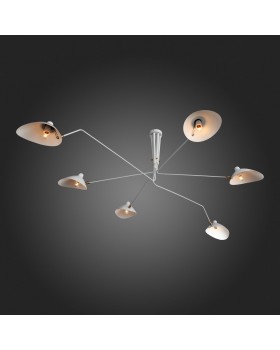 SL305.502.06 Люстра потолочная ST-Luce Белый/Белый E27 5*60W SPRUZZO-foto3