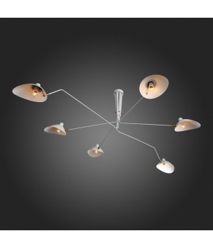 SL305.502.06 Люстра потолочная ST-Luce Белый/Белый E27 5*60W SPRUZZO-foto3