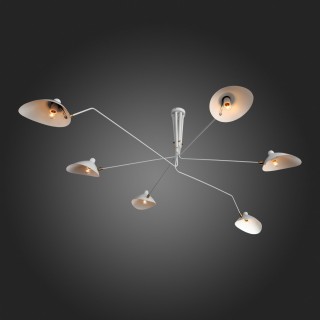 SL305.502.06 Люстра потолочная ST-Luce Белый/Белый E27 5*60W SPRUZZO-foto3