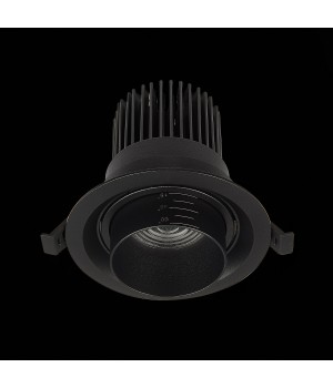 ST701.438.12 Св-к встр. Zoom Черный LED 1*12W 3000K 960Lm Ra90 15°-60° IP20 D115xH95 170-240V ST701-foto6