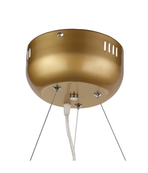 SL411.233.45 Люстра подвесная ST-Luce Золотистый/Прозрачный G4 45*1,5W RICCARDO-foto12