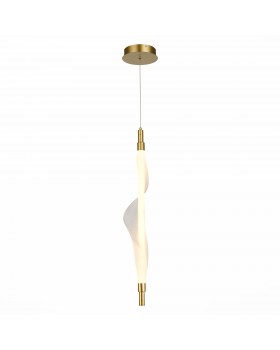SL6109.213.01 Светильник подвесной ST-Luce Золотистый/Белый LED 1*25W 3000K ALBA