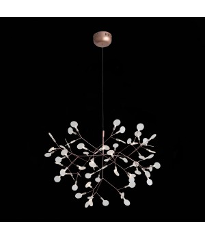 SL379.203.63 Люстра подвесная ST-Luce Медный/Белый LED 63*0,5W 3500K RAFINA-foto4