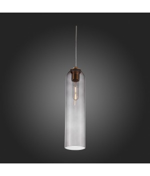 SL1145.343.01 Светильник подвесной ST-Luce Латунь/Дымчатый E27 1*60W CALLANA-foto9