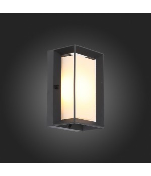 SL077.411.01 Светильник уличный настенный ST-Luce Черный/Белый LED 1*6W 3000K CUBISTA-foto5