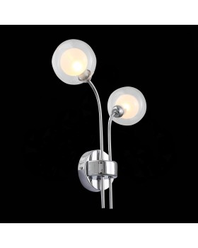 SL431.101.02 Бра ST-Luce Хром/Прозрачный, Белый G9 2*5W DUALITA-foto3