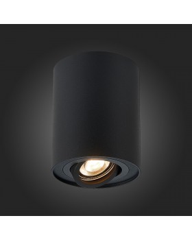 ST108.417.01 Светильник потолочный Мат. черный GU10 1*50W D98xH124 220V Без ламп TORUS-foto5