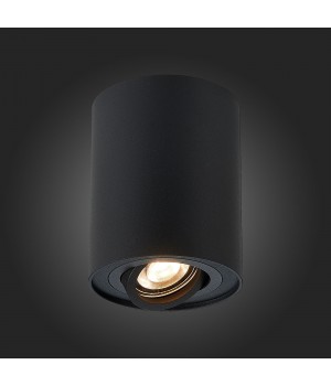 ST108.417.01 Светильник потолочный Мат. черный GU10 1*50W D98xH124 220V Без ламп TORUS-foto5