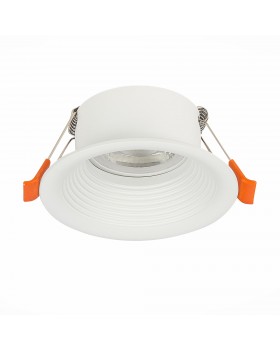 ST202.508.01 Св-к встр. Мат. белый GU10 1*50W D89xH40 220V Без ламп MOBARRA-foto2